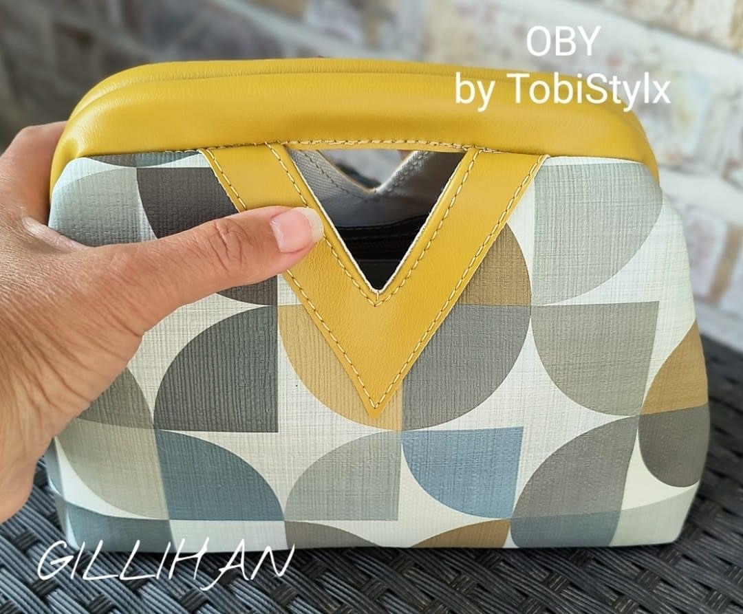 Oby Clasp Bag Pattern Clutch Purse Frame Bag PDF Pattern 